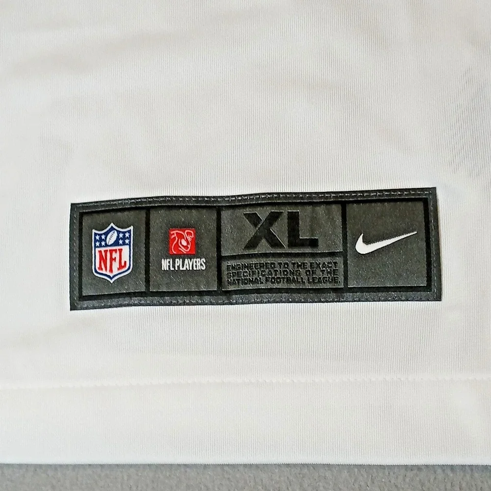 Los Angeles Rams Jersey Mens White XL NFL Football Puka Nacua 17 On Field Nike